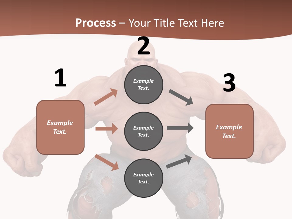 Man Body Bicep PowerPoint Template
