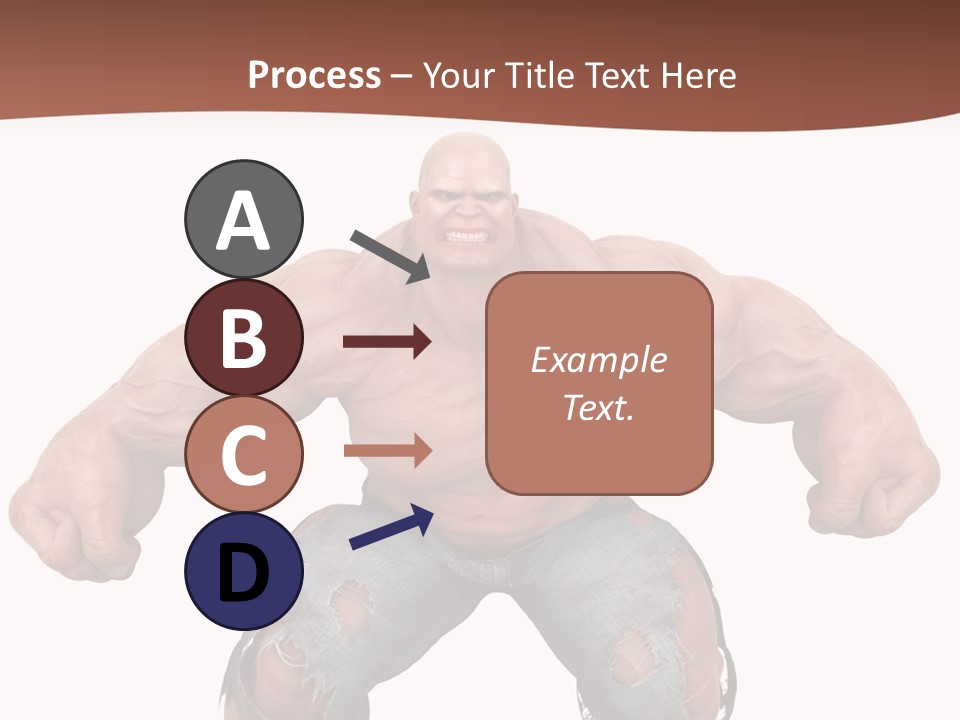 Man Body Bicep PowerPoint Template