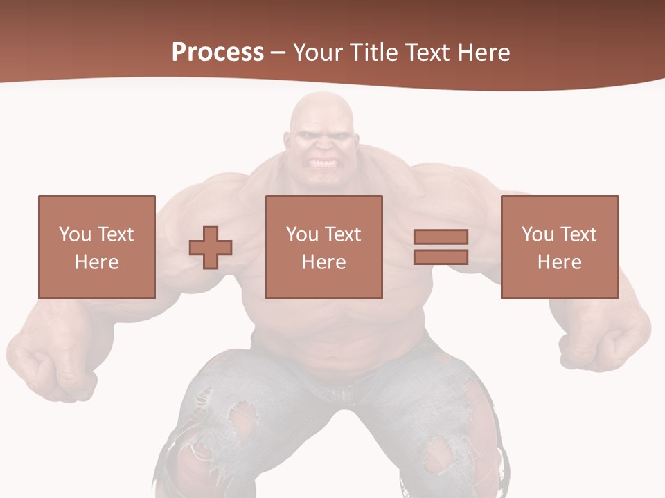 Man Body Bicep PowerPoint Template