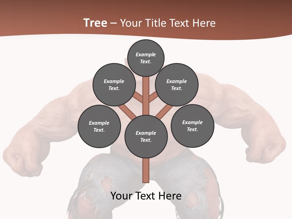 Man Body Bicep PowerPoint Template