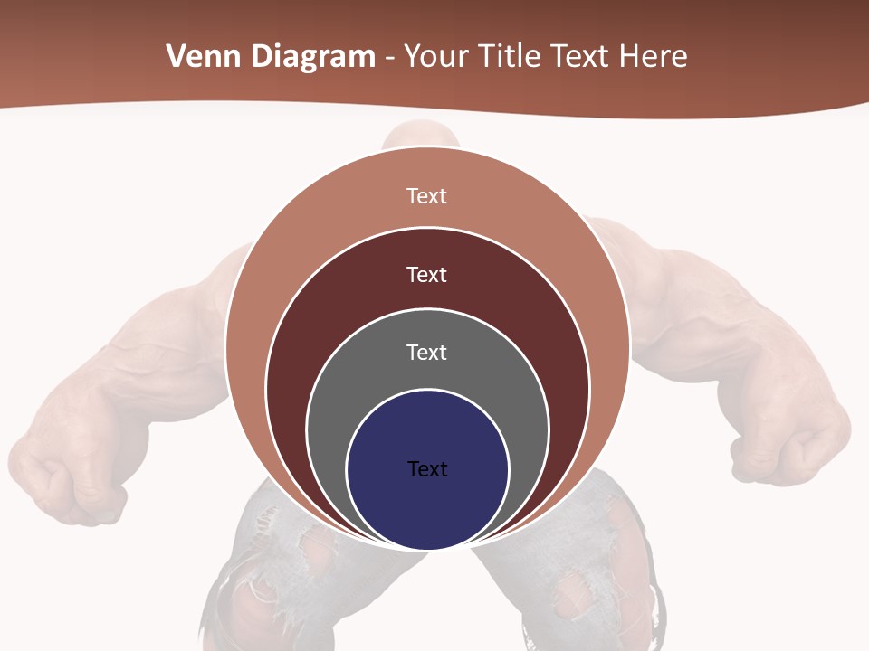 Man Body Bicep PowerPoint Template
