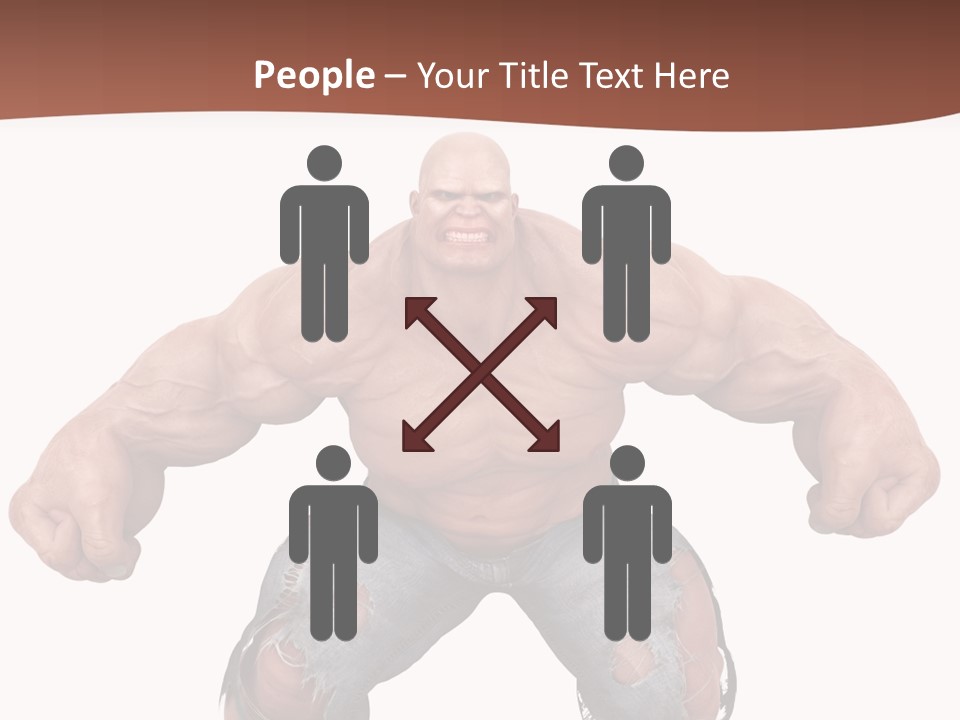 Man Body Bicep PowerPoint Template