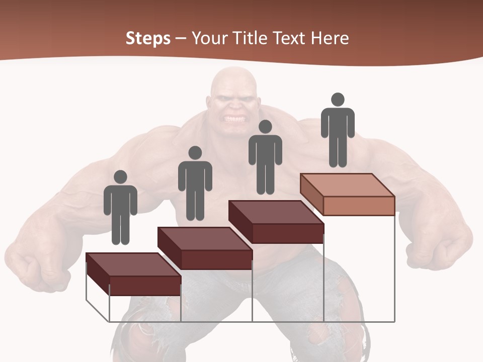Man Body Bicep PowerPoint Template