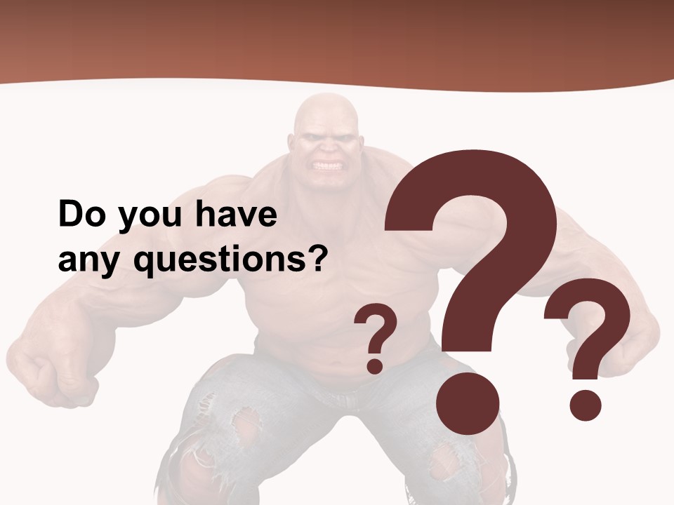 Man Body Bicep PowerPoint Template