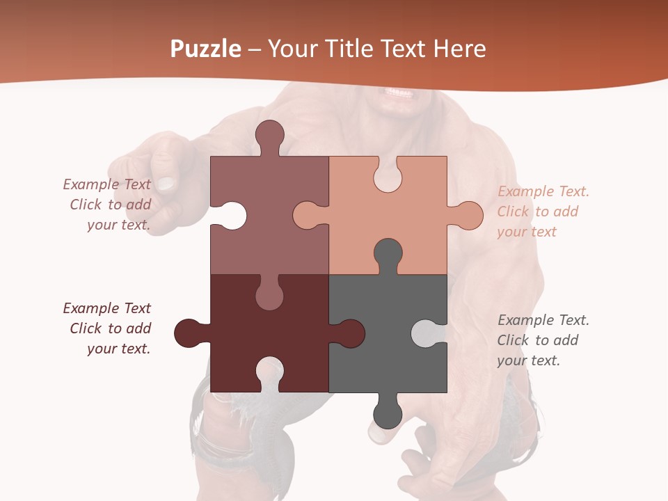 Strong Bodybuilder Killer PowerPoint Template