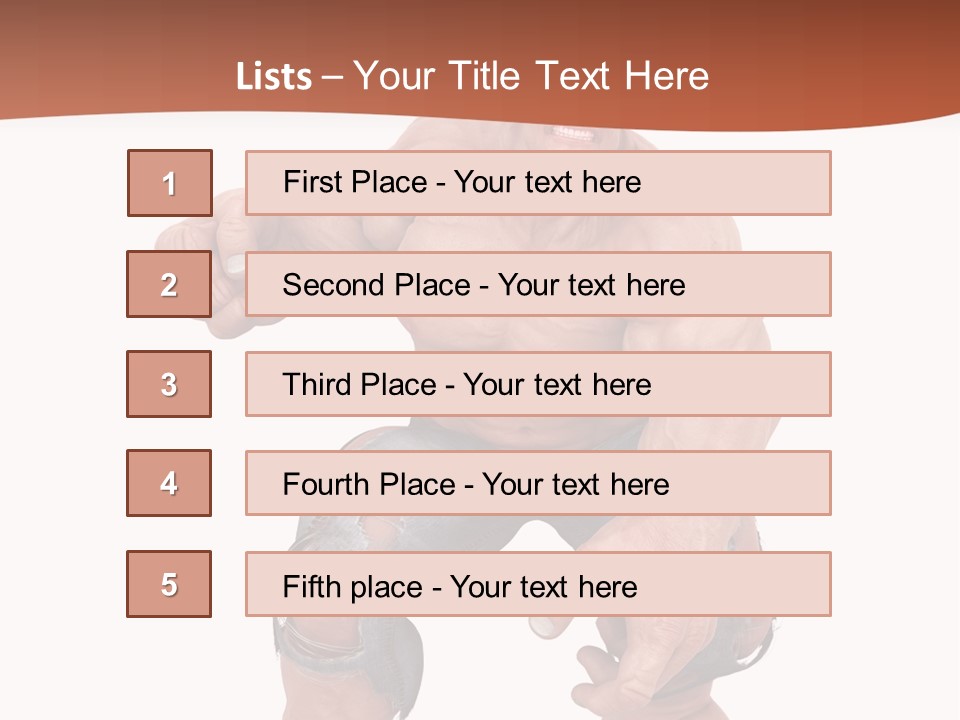 Strong Bodybuilder Killer PowerPoint Template