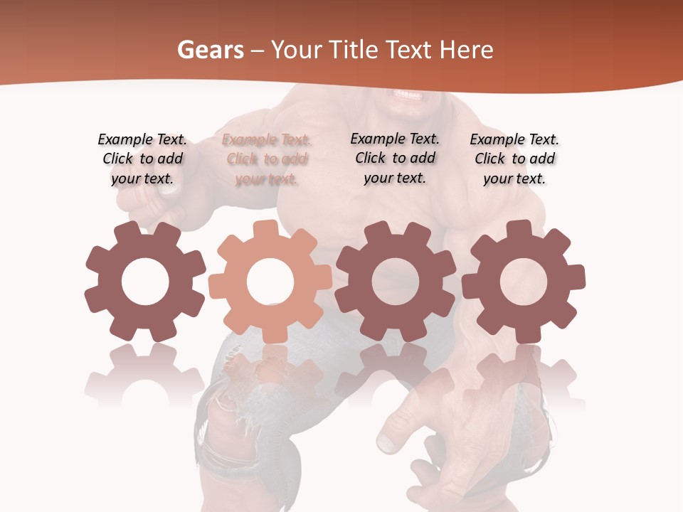 Strong Bodybuilder Killer PowerPoint Template