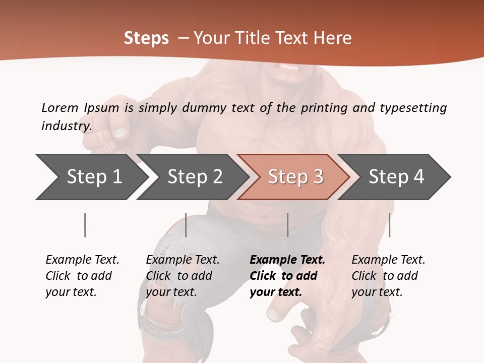 Strong Bodybuilder Killer PowerPoint Template