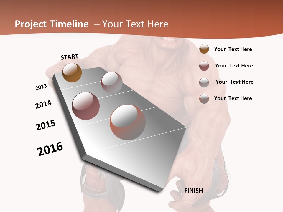 Strong Bodybuilder Killer PowerPoint Template