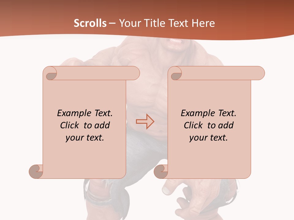 Strong Bodybuilder Killer PowerPoint Template