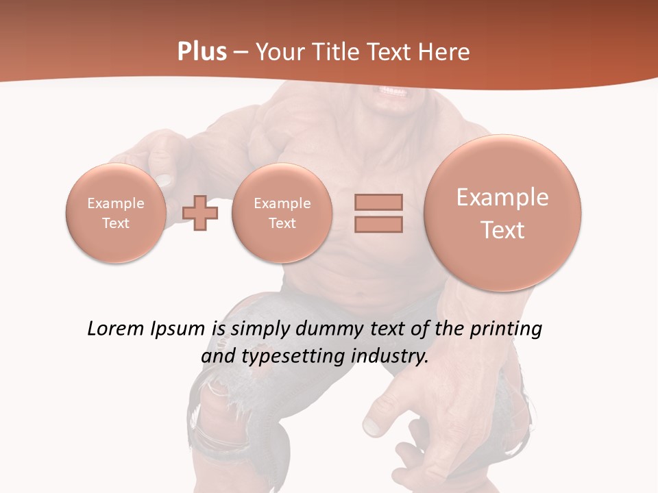 Strong Bodybuilder Killer PowerPoint Template