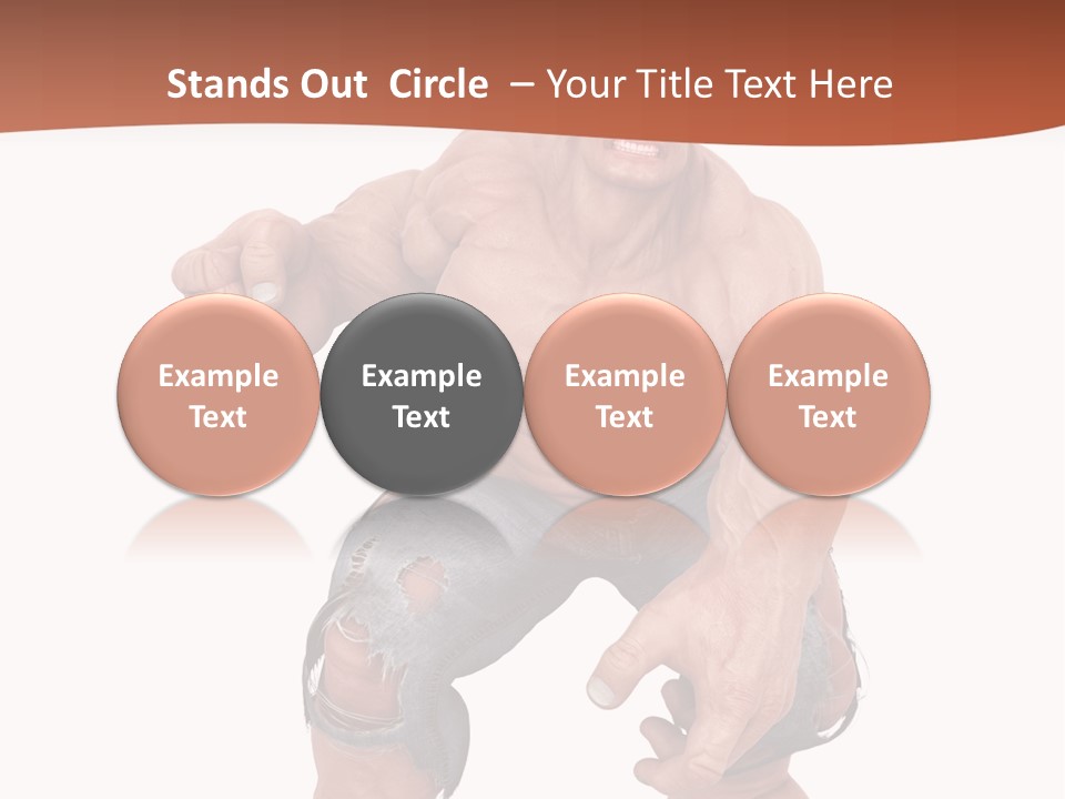 Strong Bodybuilder Killer PowerPoint Template