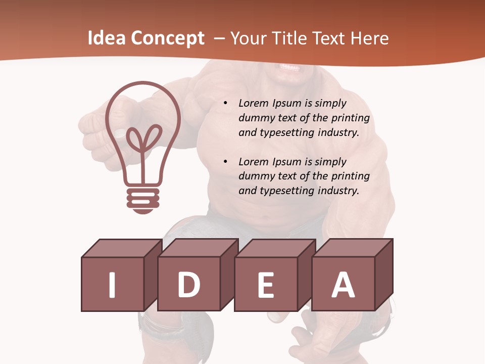 Strong Bodybuilder Killer PowerPoint Template