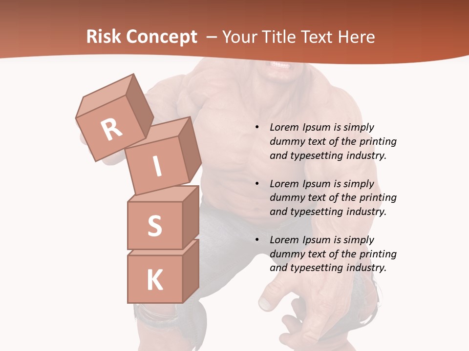 Strong Bodybuilder Killer PowerPoint Template