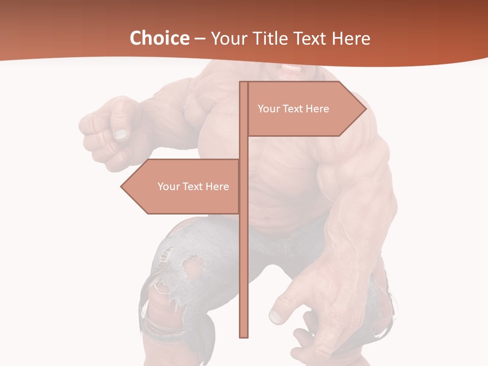 Strong Bodybuilder Killer PowerPoint Template