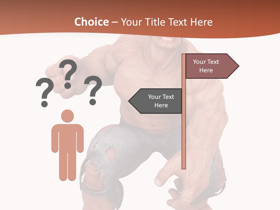 Strong Bodybuilder Killer PowerPoint Template