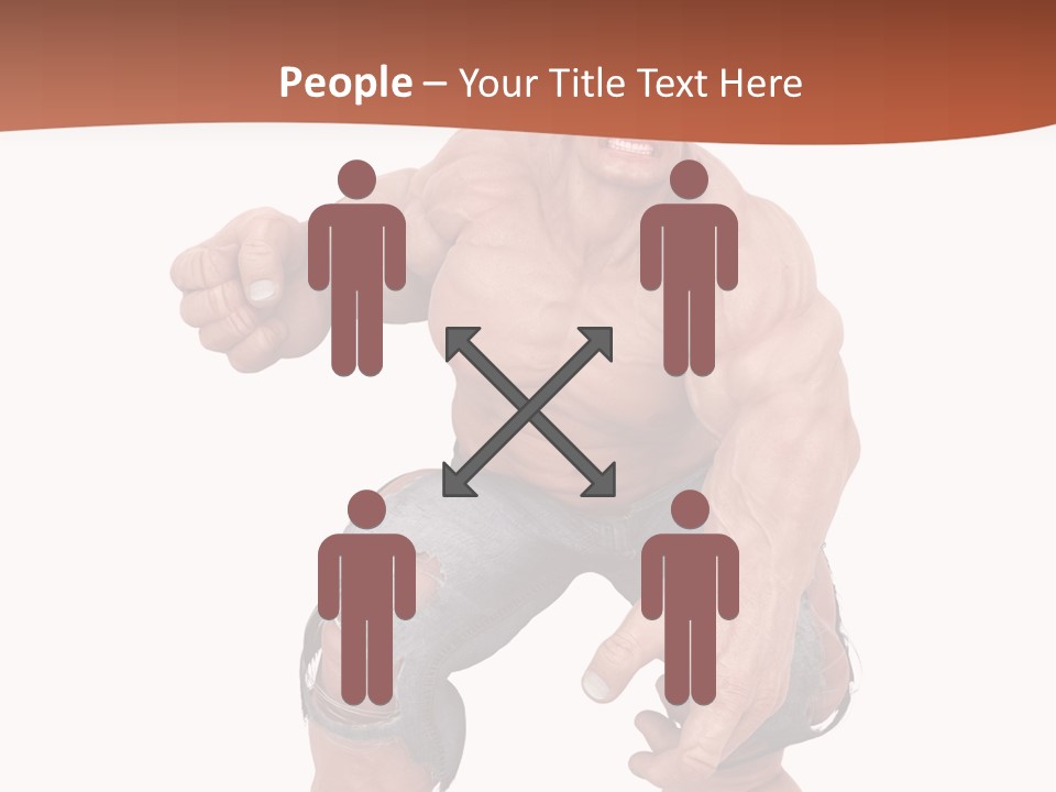 Strong Bodybuilder Killer PowerPoint Template