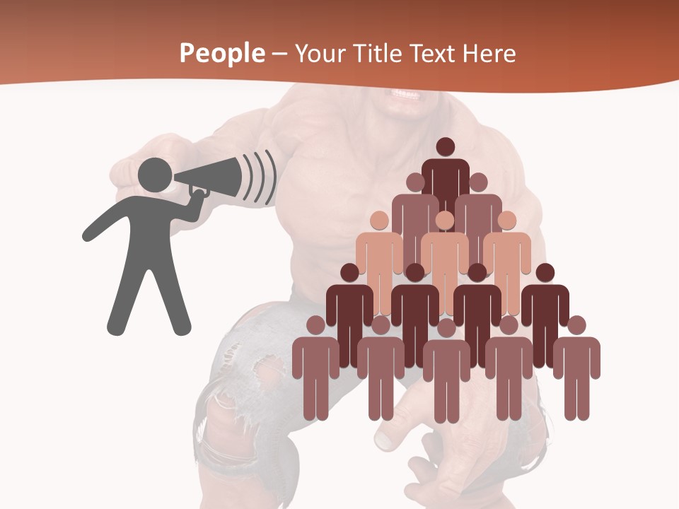 Strong Bodybuilder Killer PowerPoint Template