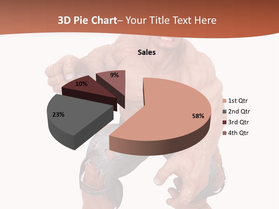 Strong Bodybuilder Killer PowerPoint Template