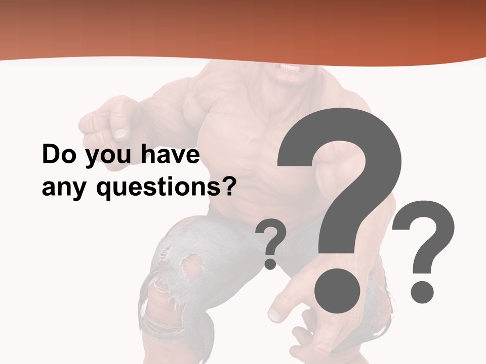 Strong Bodybuilder Killer PowerPoint Template