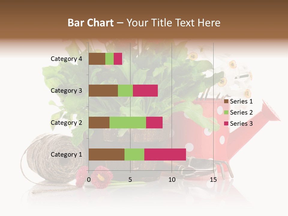 Flower String Shovel PowerPoint Template