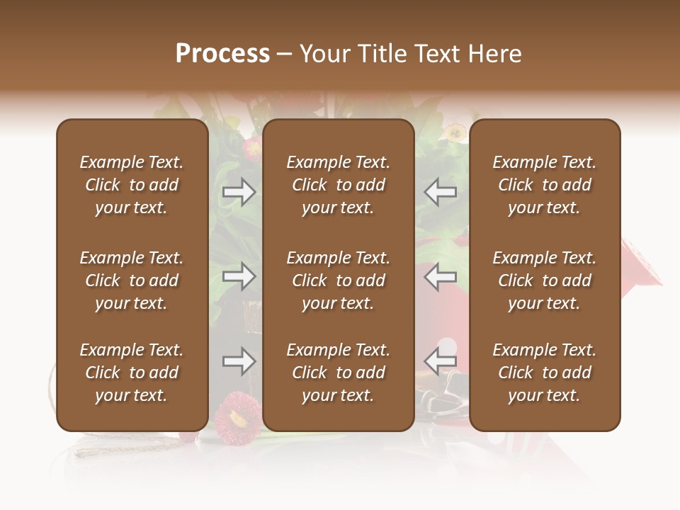 Flower String Shovel PowerPoint Template