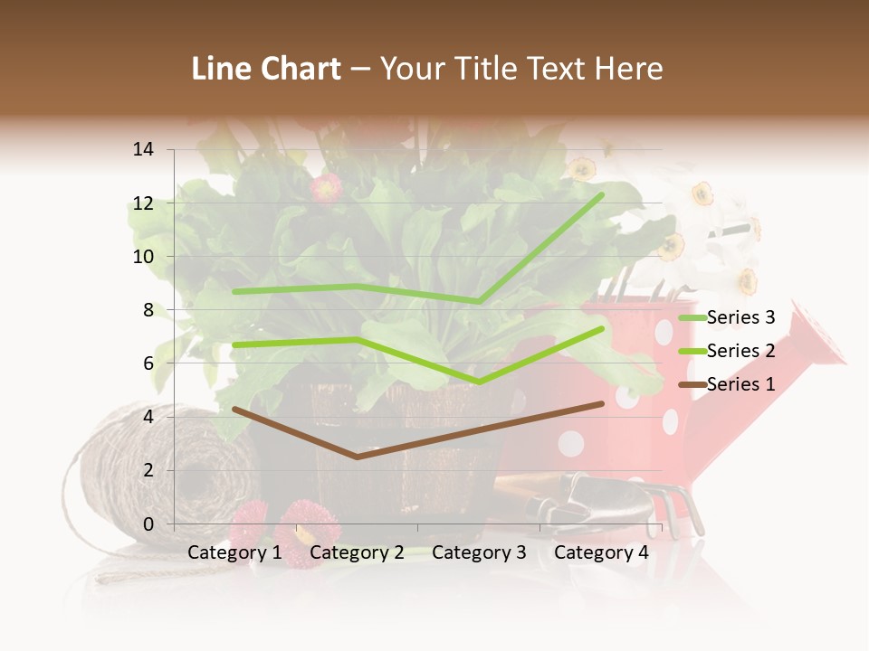 Flower String Shovel PowerPoint Template