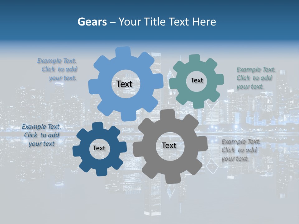 Architecture Light Skyline PowerPoint Template