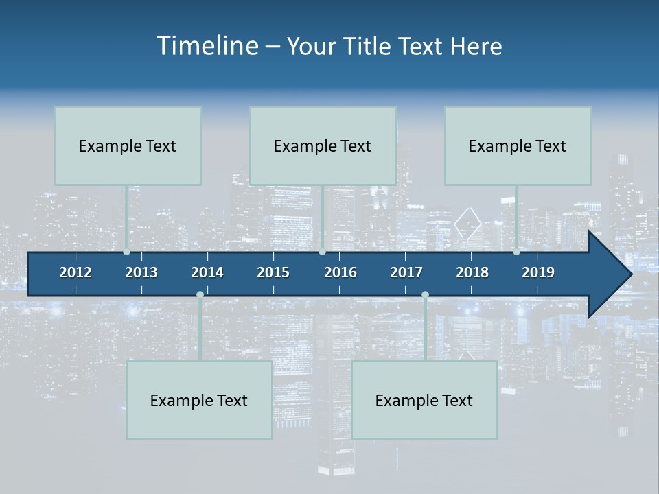 Architecture Light Skyline PowerPoint Template