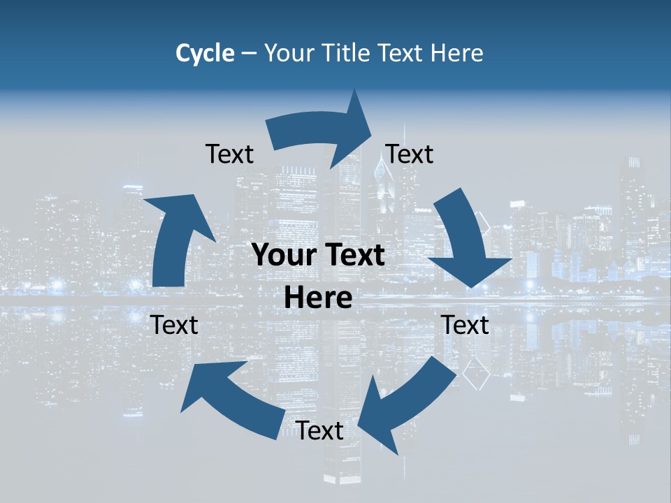 Architecture Light Skyline PowerPoint Template