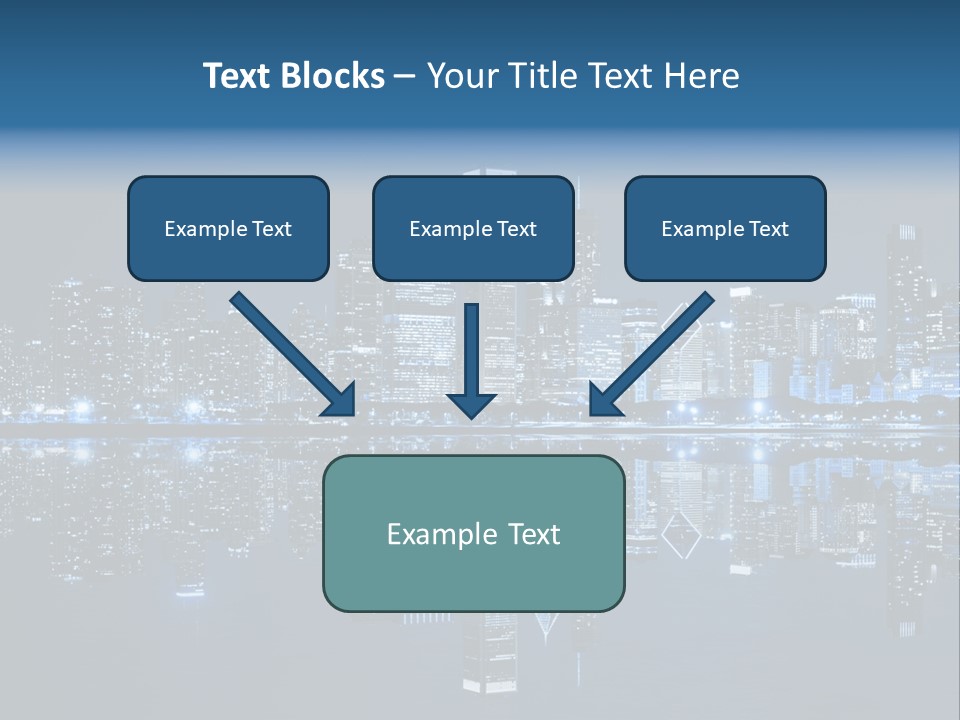 Architecture Light Skyline PowerPoint Template