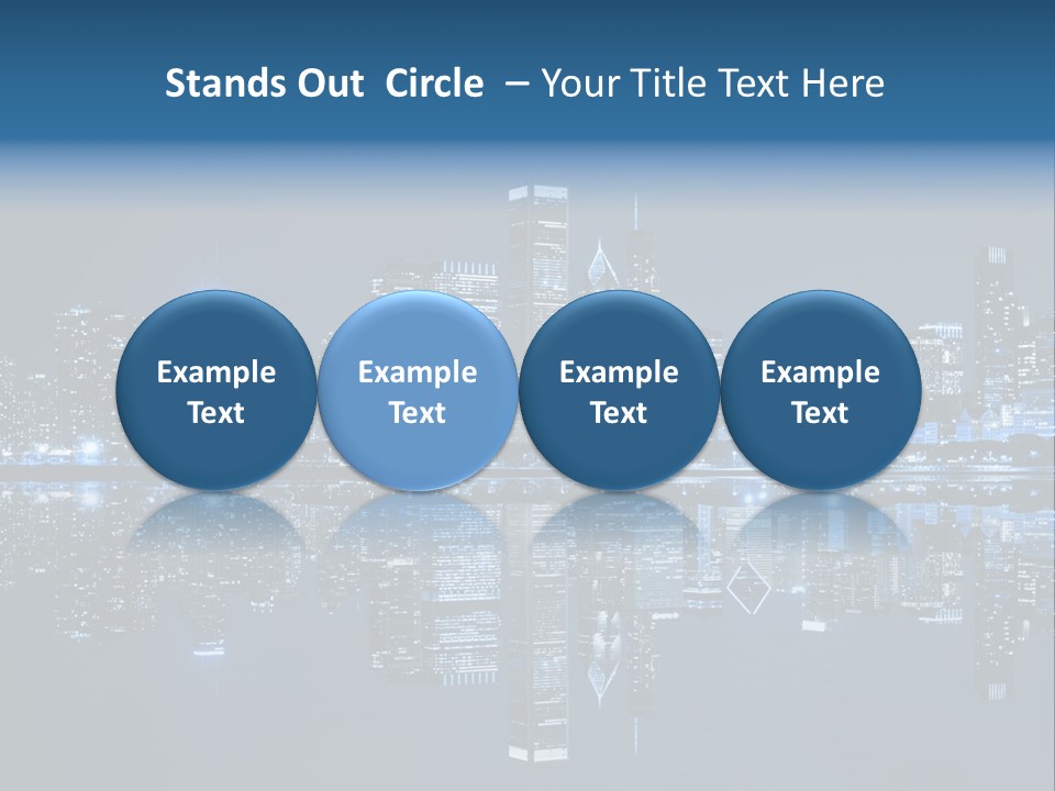 Architecture Light Skyline PowerPoint Template