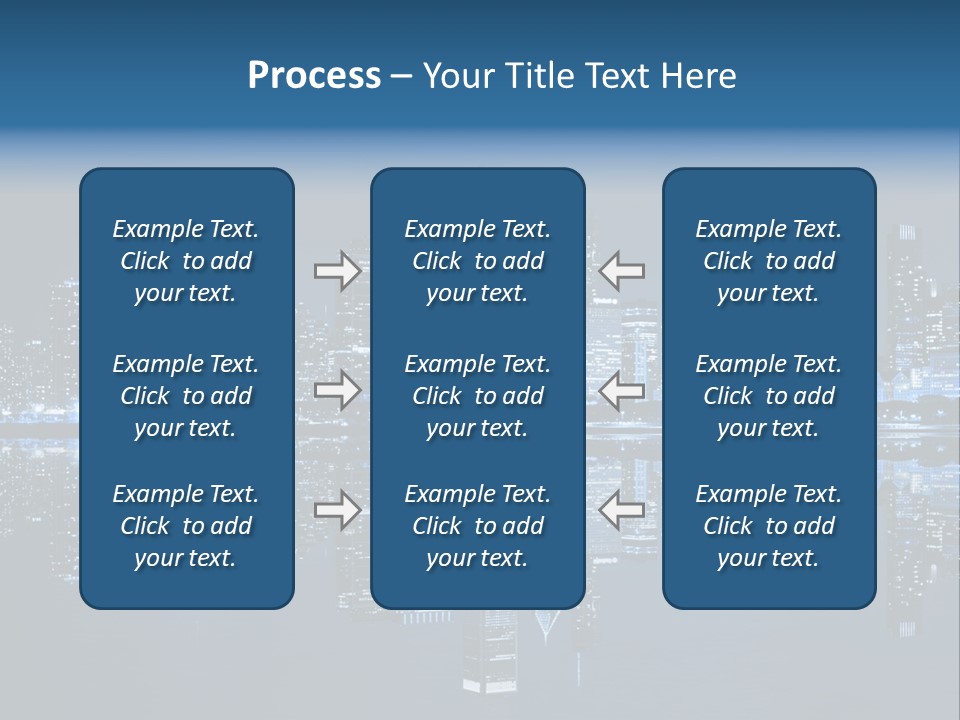 Architecture Light Skyline PowerPoint Template