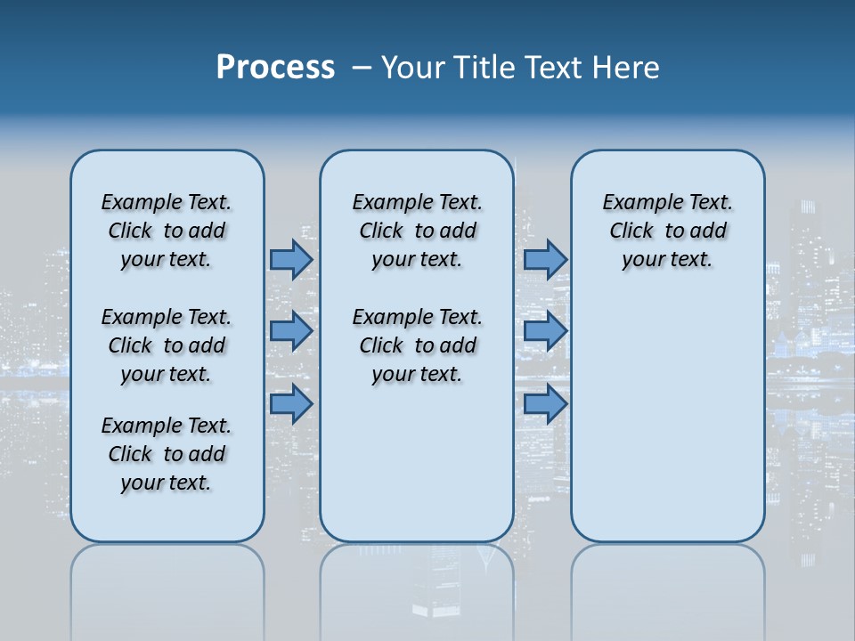 Architecture Light Skyline PowerPoint Template