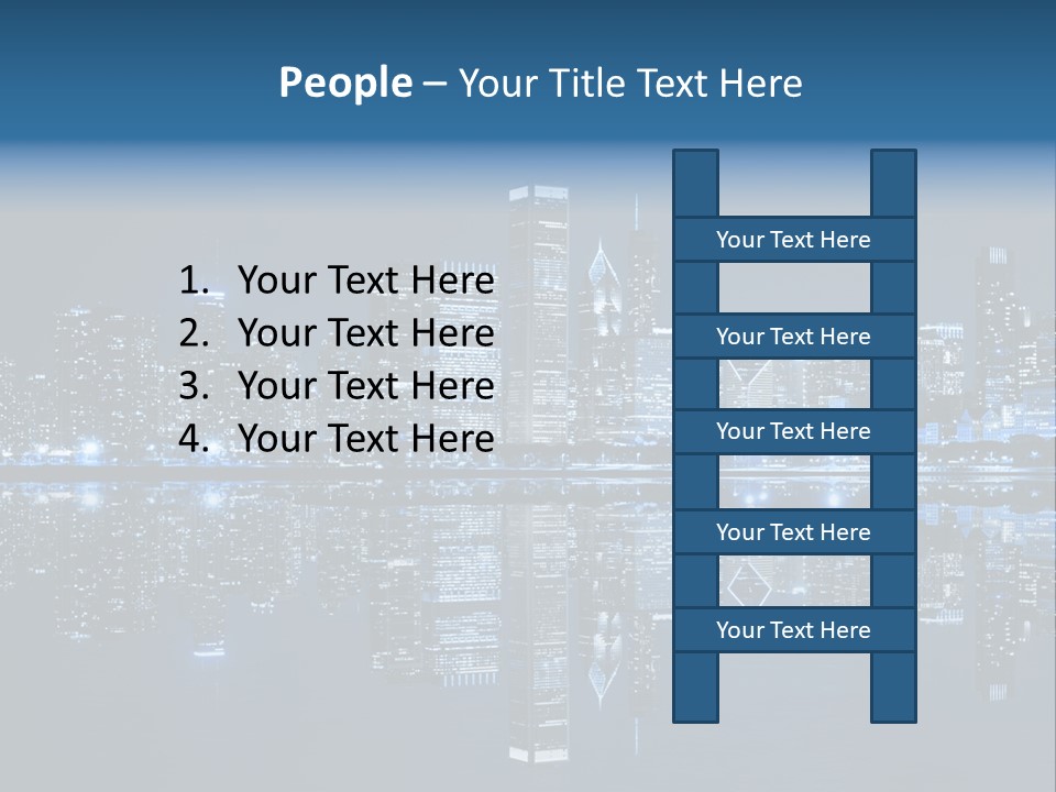 Architecture Light Skyline PowerPoint Template