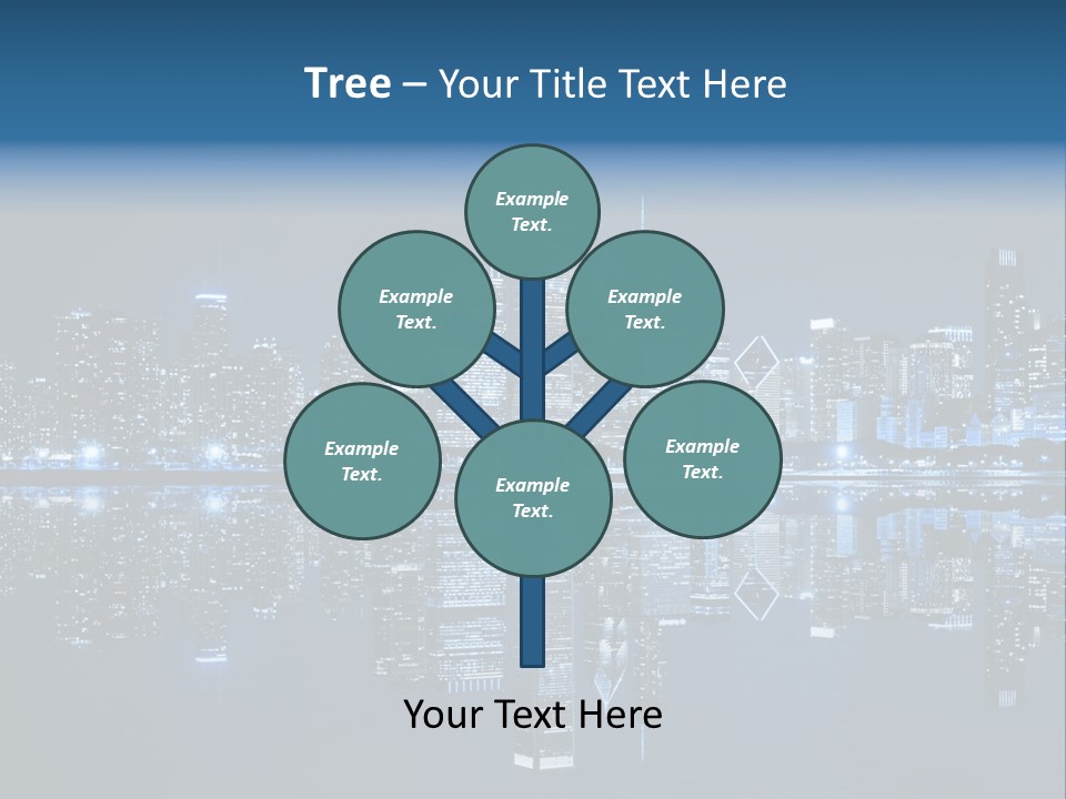 Architecture Light Skyline PowerPoint Template