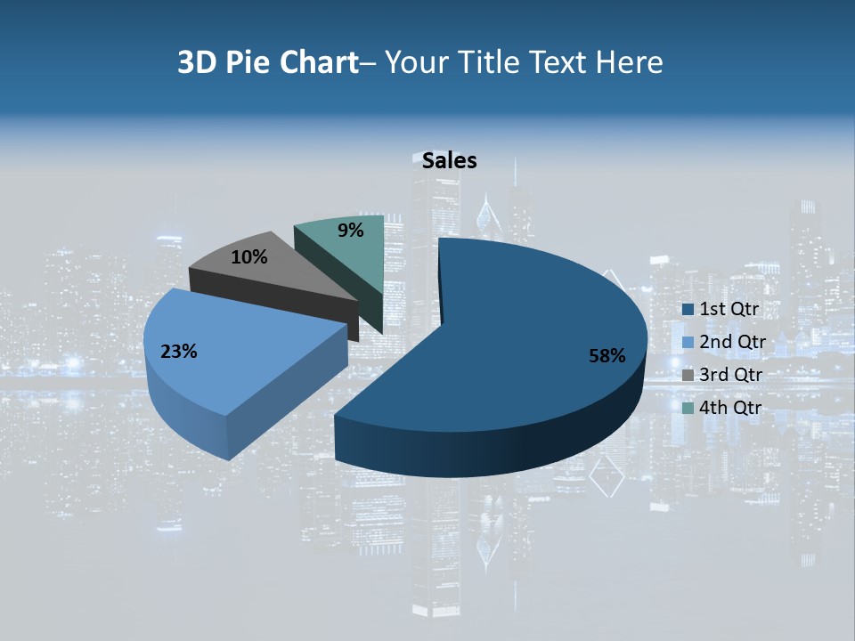 Architecture Light Skyline PowerPoint Template