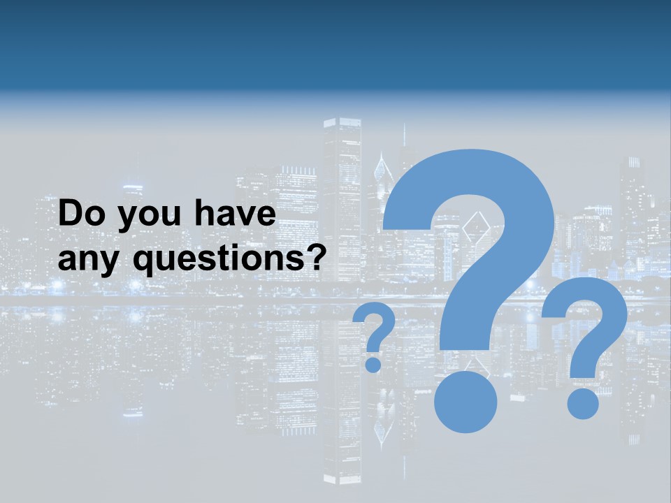 Architecture Light Skyline PowerPoint Template