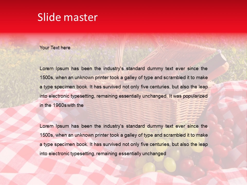 Basket Leaf Vine PowerPoint Template