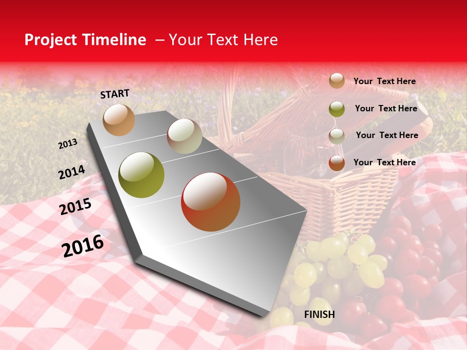 Basket Leaf Vine PowerPoint Template