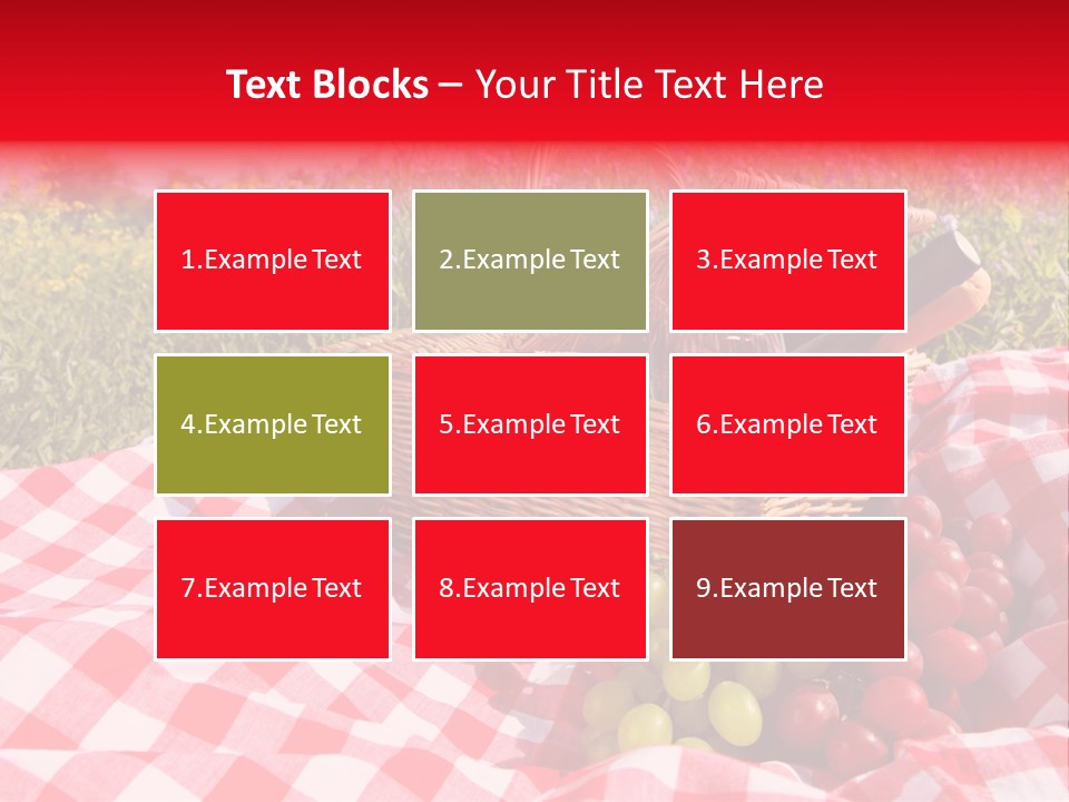 Basket Leaf Vine PowerPoint Template