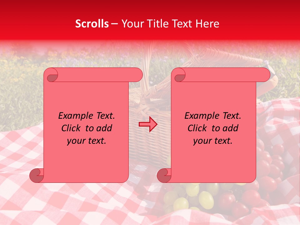 Basket Leaf Vine PowerPoint Template