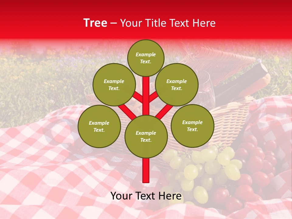 Basket Leaf Vine PowerPoint Template