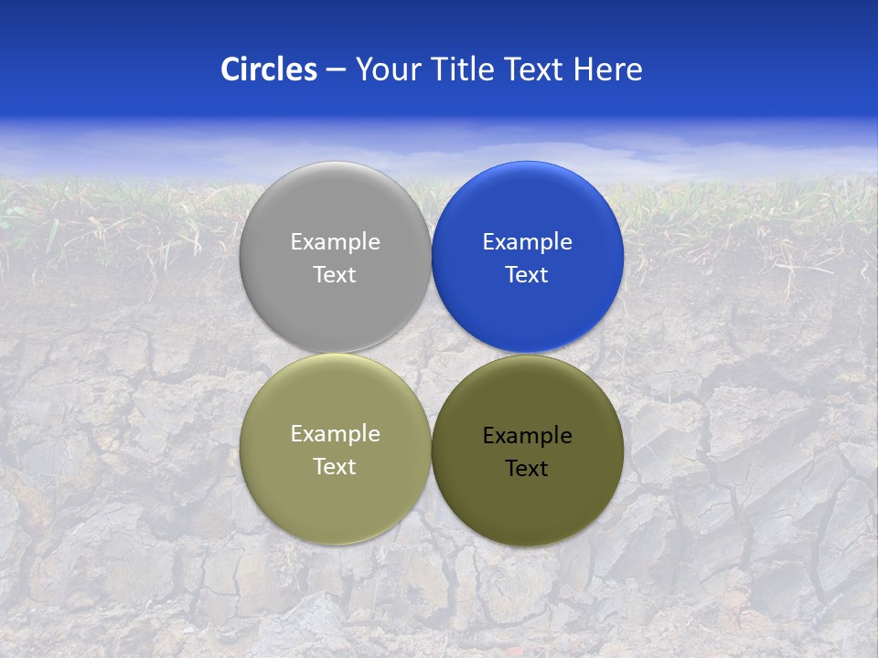 Outdoor Nature Dry PowerPoint Template