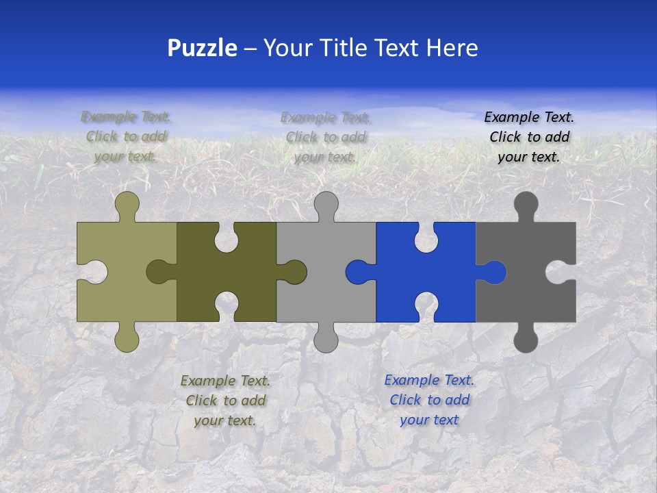 Outdoor Nature Dry PowerPoint Template