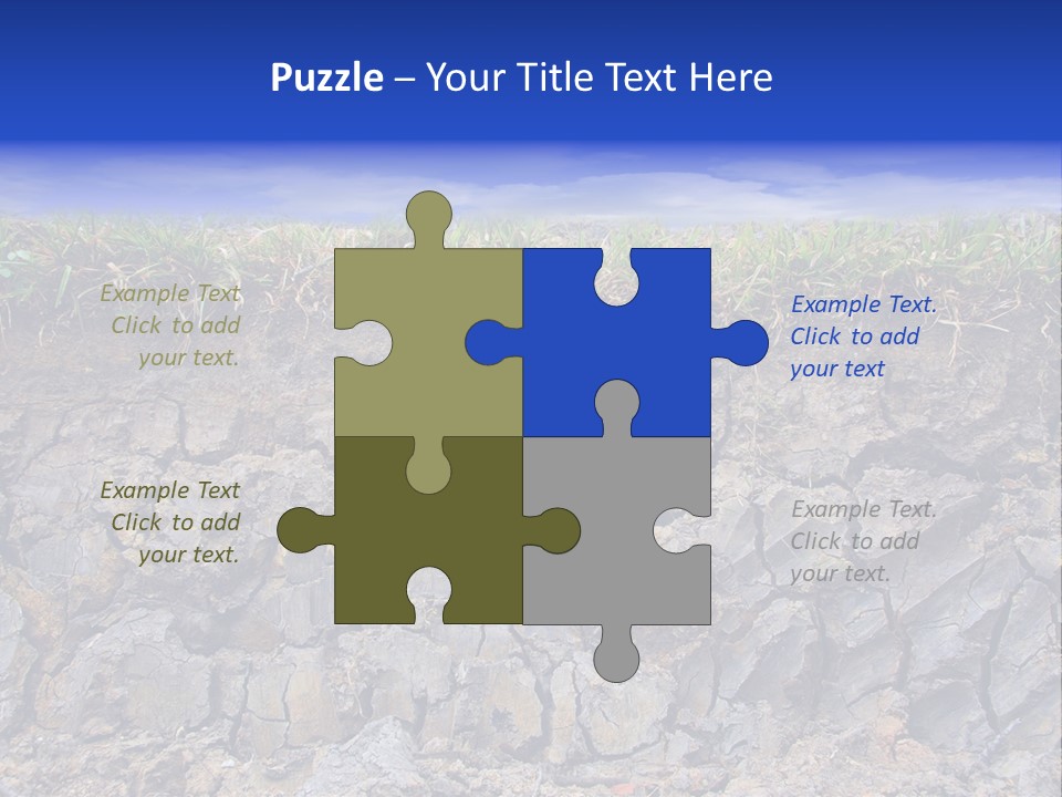 Outdoor Nature Dry PowerPoint Template