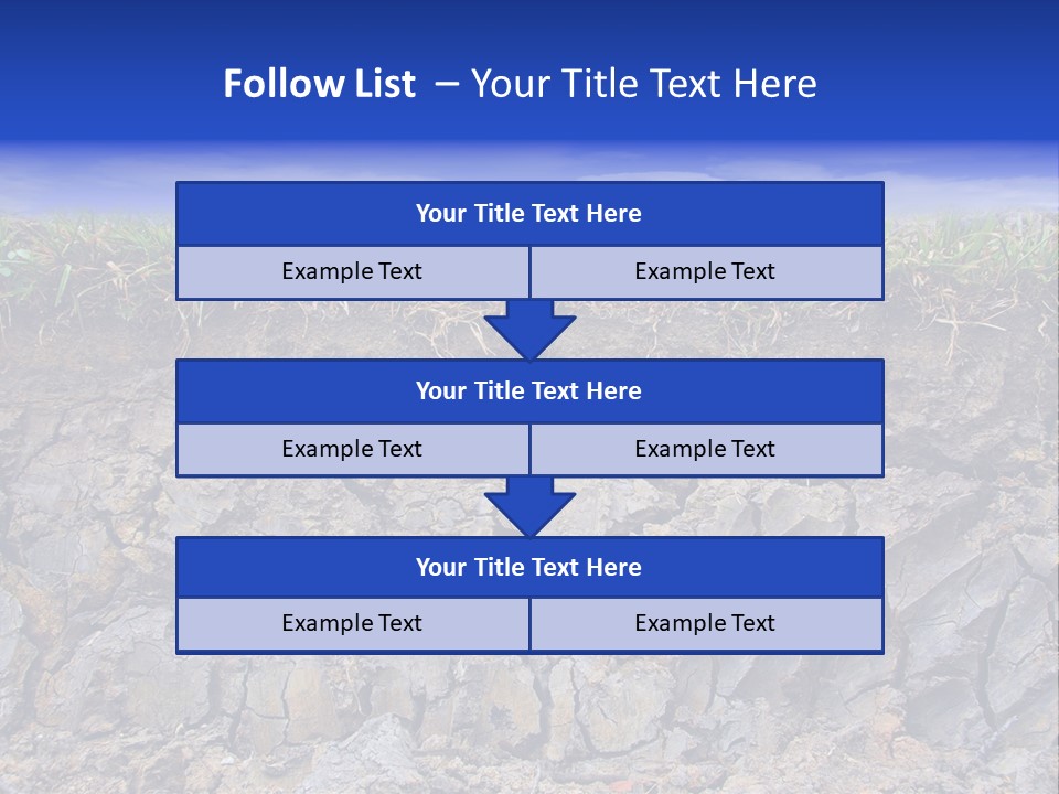 Outdoor Nature Dry PowerPoint Template