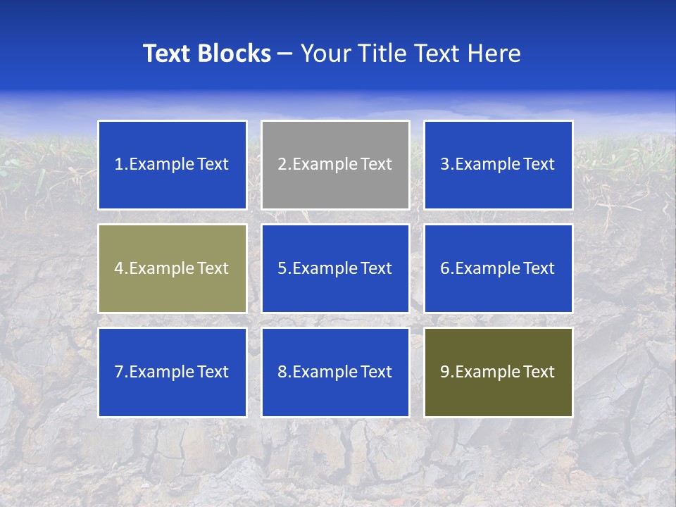 Outdoor Nature Dry PowerPoint Template