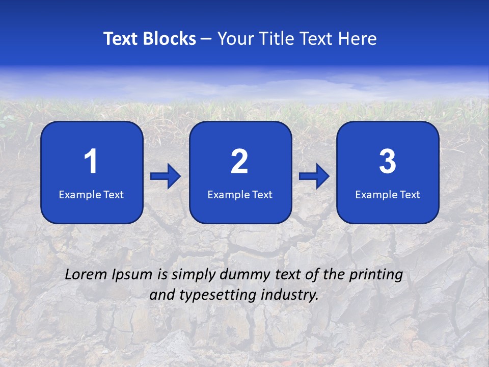 Outdoor Nature Dry PowerPoint Template
