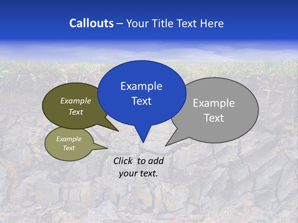 Outdoor Nature Dry PowerPoint Template